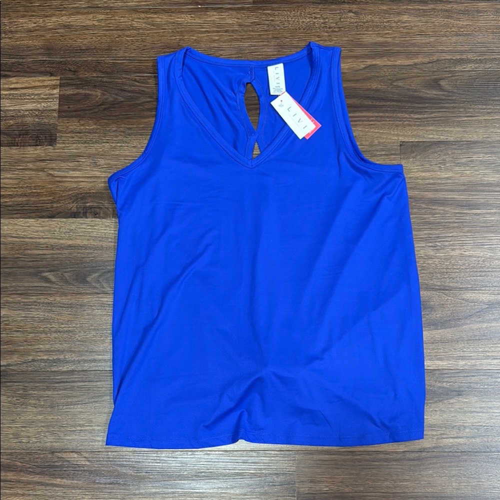 BNWT LIVI Soft Back-Detail Recycled Tank  Size 14/16